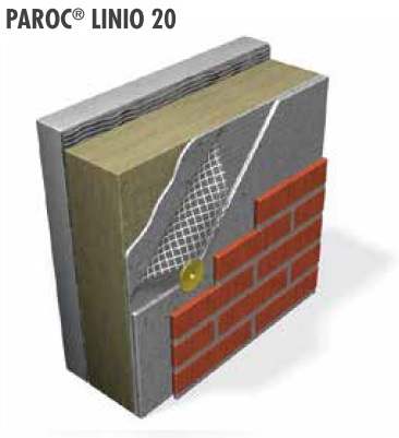 Paroc Linio 20 монтаж